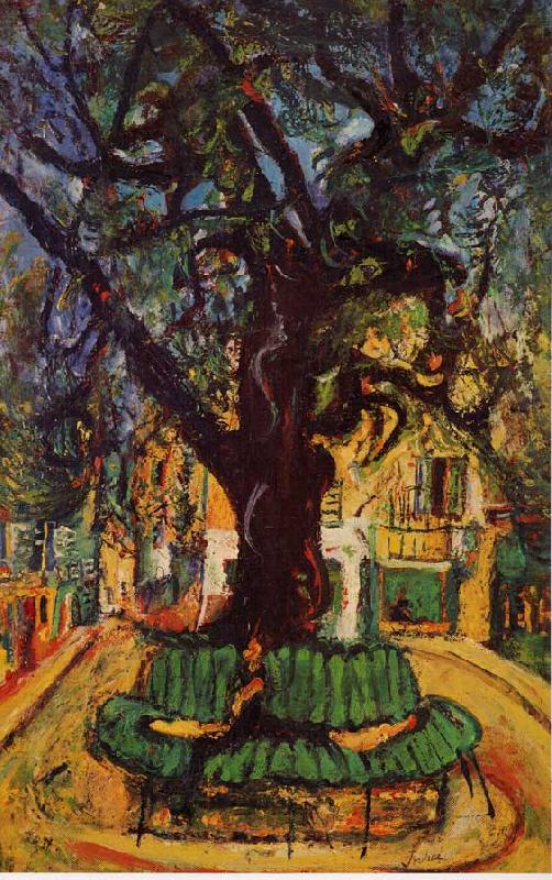 Chaim Soutine Small Place in the Town china oil painting image